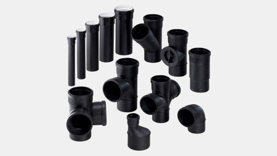 Fittings for Geberit Silent-PP discharge pipes