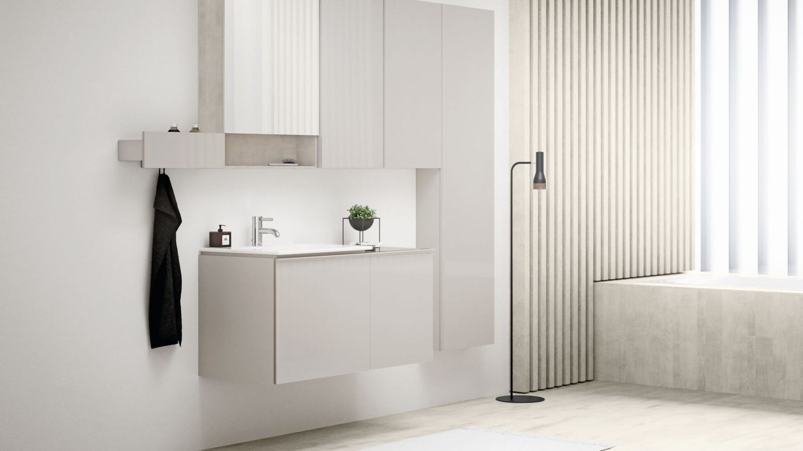 Geberit Acanto Bathroom in sand Geberit Acanto Bathroom in sand
