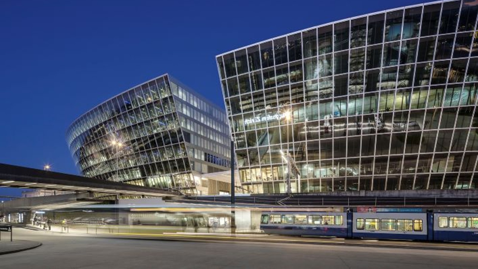 The Circle in Zurich at night