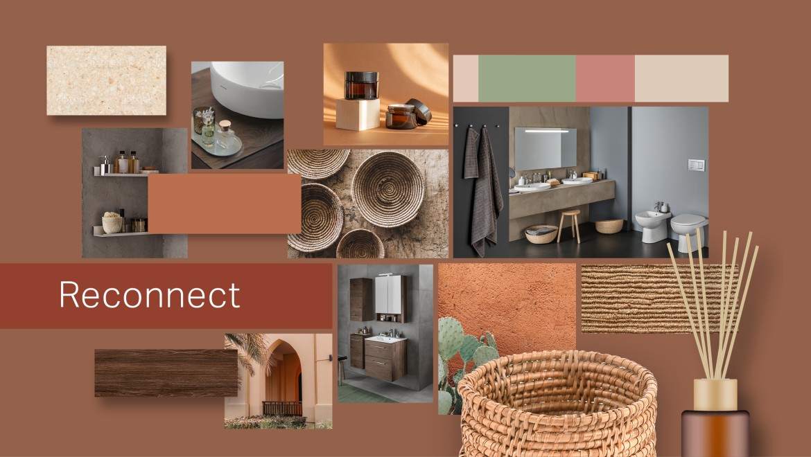 Geberit trend mood board Reconnect Geberit trend mood board Reconnect