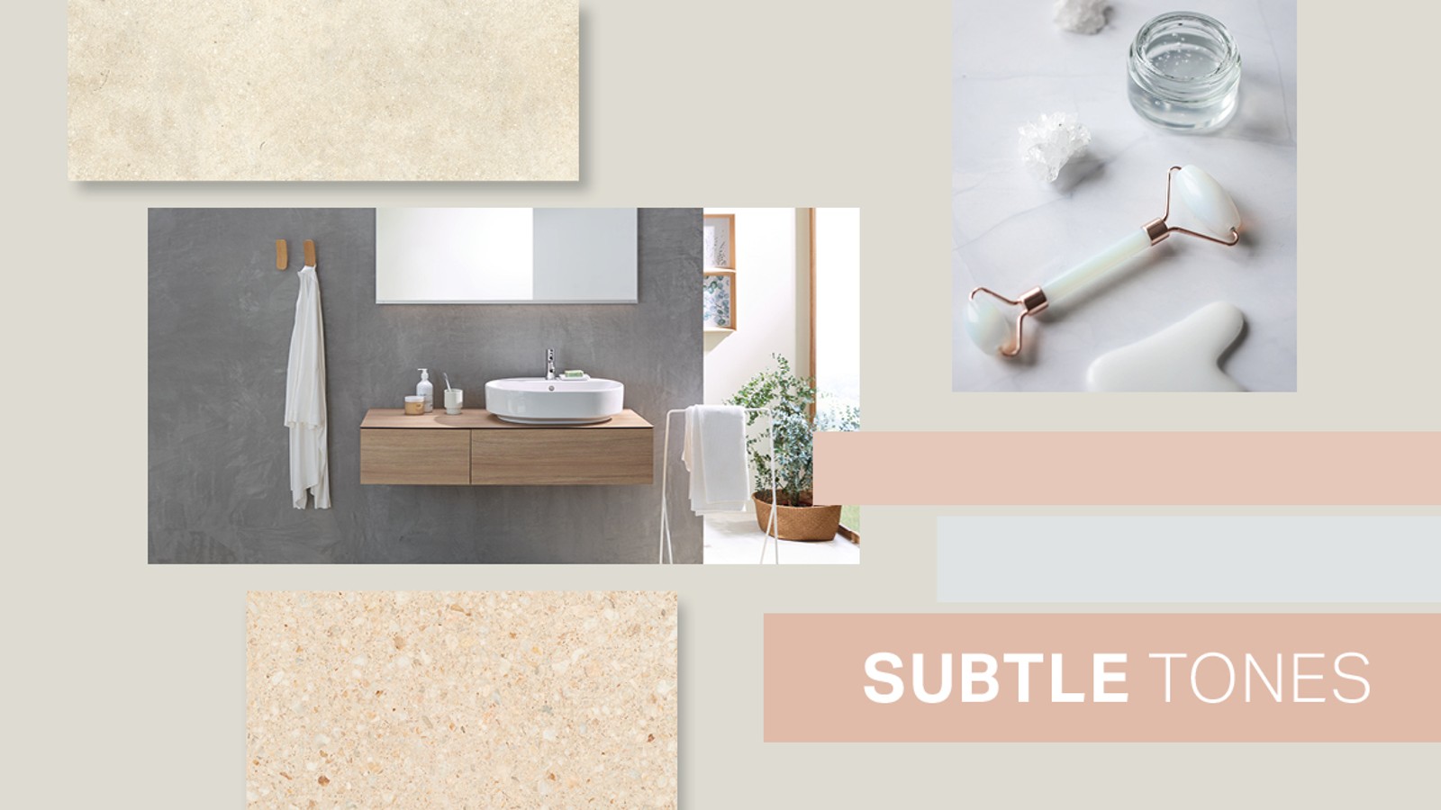 Subtle tones colour palette