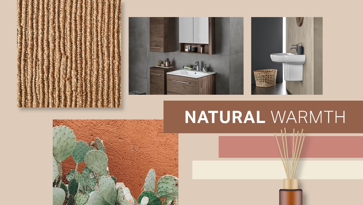 Natural warmth colour palette