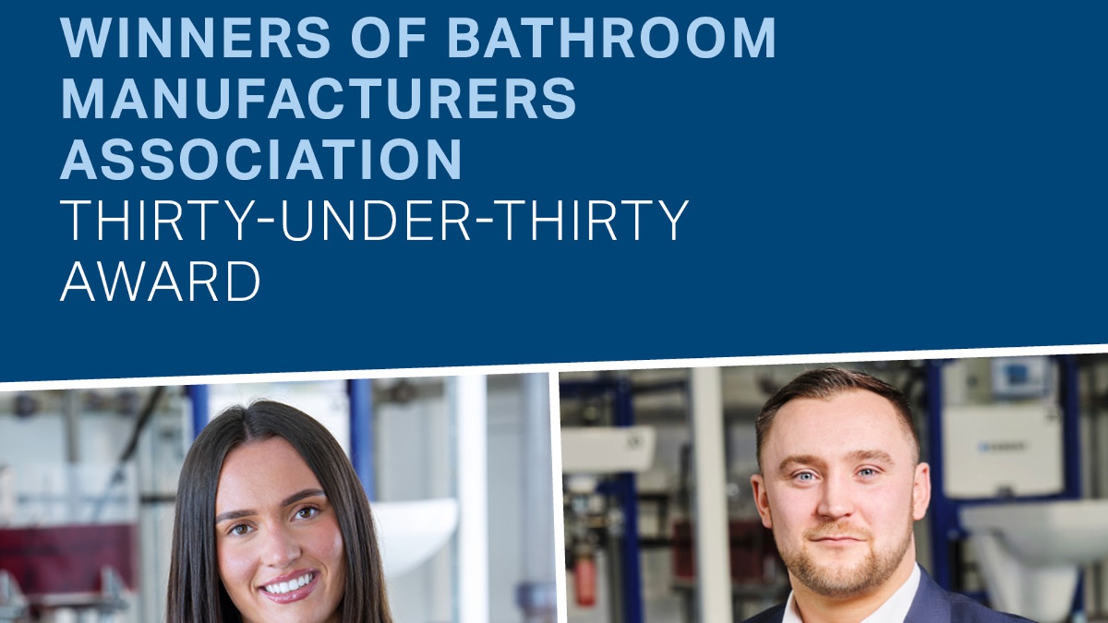 Geberit UK Winners of Bathroom Manufacturers Association Thirty-Under-Thirty Award