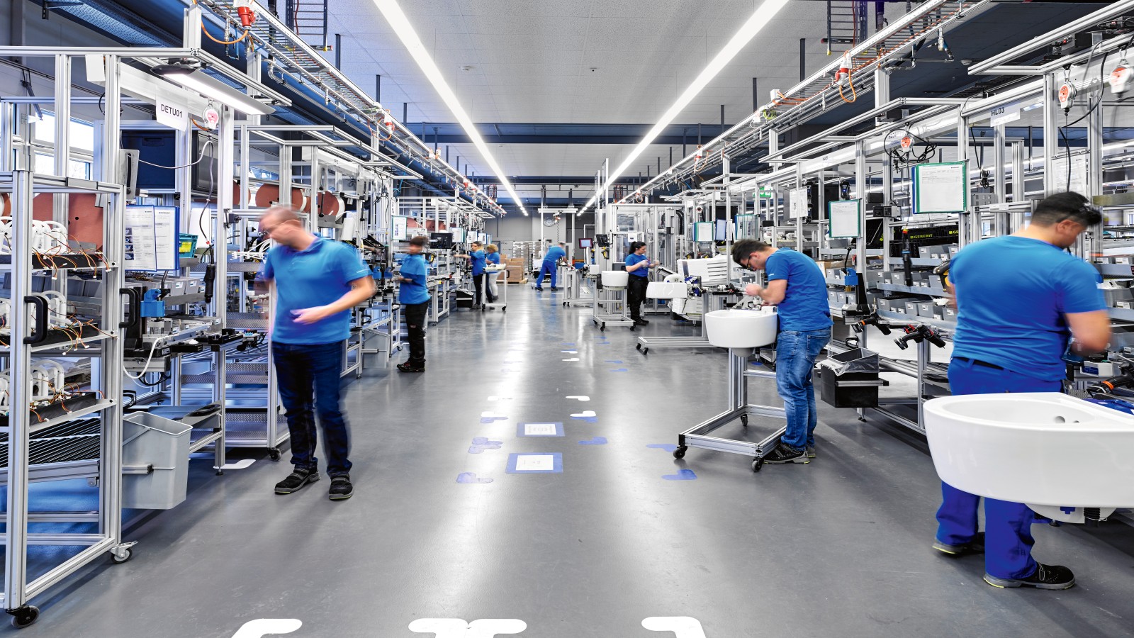 Geberit AquaClean Production line Geberit AquaClean Production line