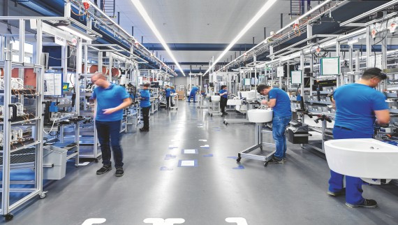 Geberit AquaClean Production line Geberit AquaClean Production line