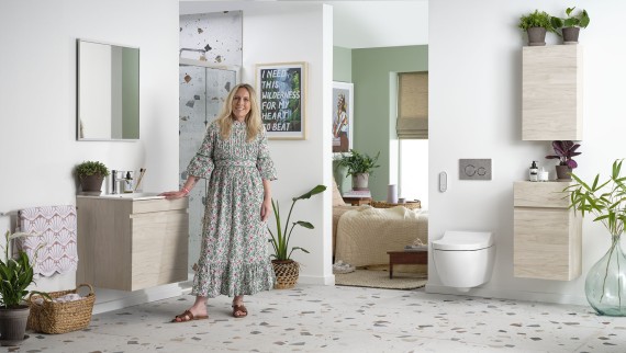 Biophilic en-suite designed by Lisa Dawson Biophilic en-suite designed by Lisa Dawson
