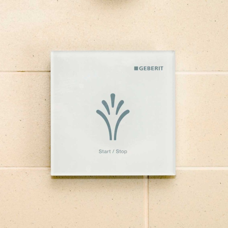 Touchless wall control panel for Geberit AquaClean Mera Care