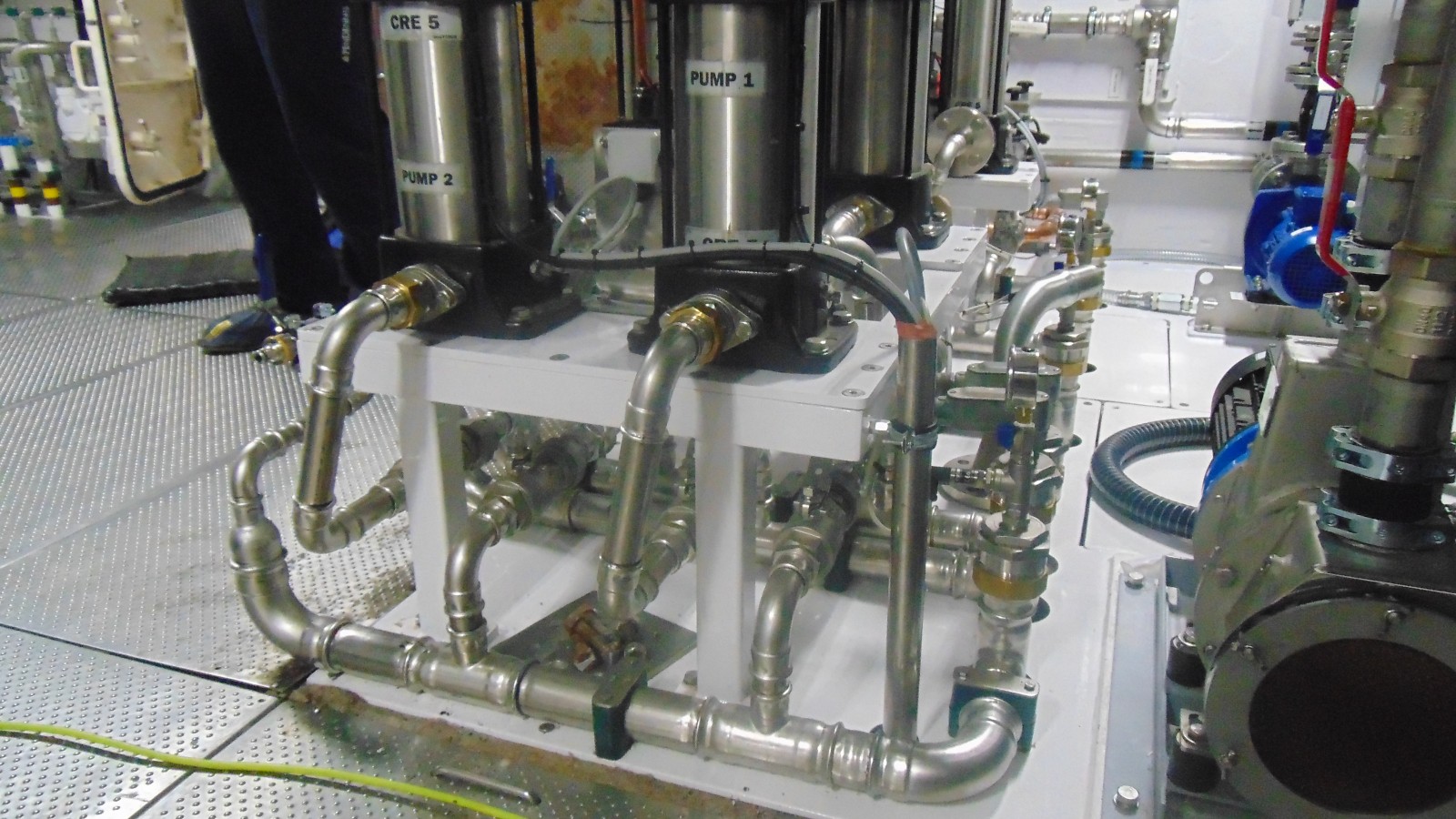 Mapress installed on superyacht Mapress installed on superyacht