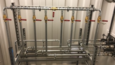 Geberit pipe solution using Geberit Mapress