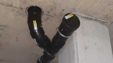 Geberit HDPE installed at Two Oaks Geberit HDPE installed at Two Oaks