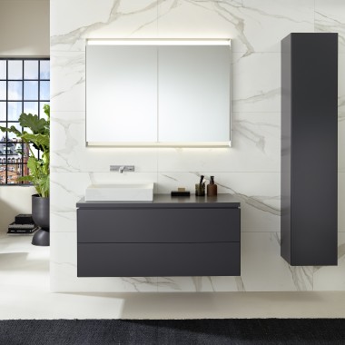 Washbasin cabinet and side cabinet