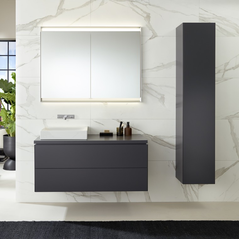 Washbasin cabinet and side cabinet