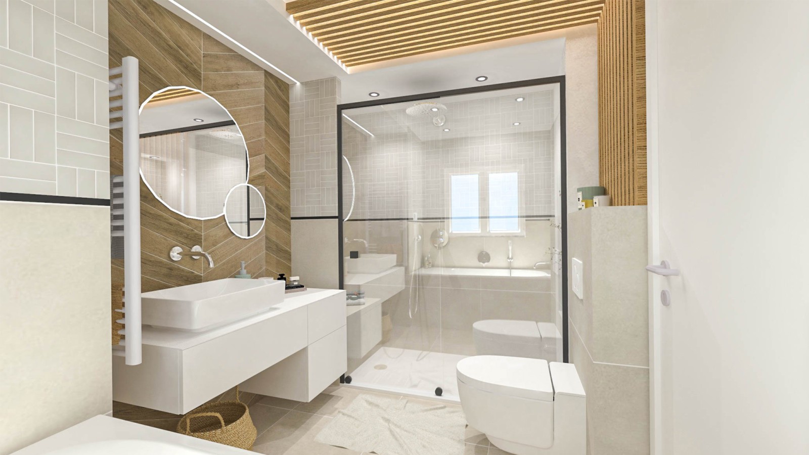 The bathroom by French native Eva Ivos is cross-generational, durable and timeless (FR) (© Eva Ivos)