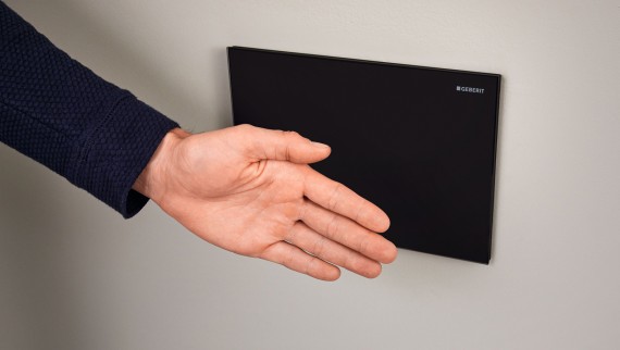 Touchless Geberit flush plate Sigma80