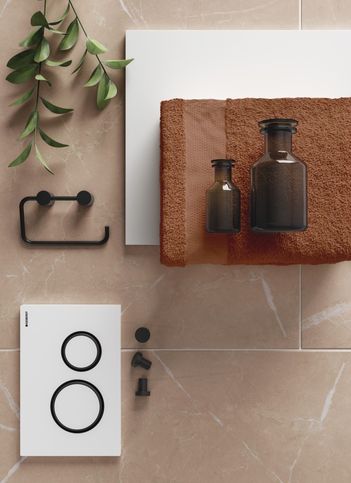 Bathroom trend for 2025: Brown colour scheme