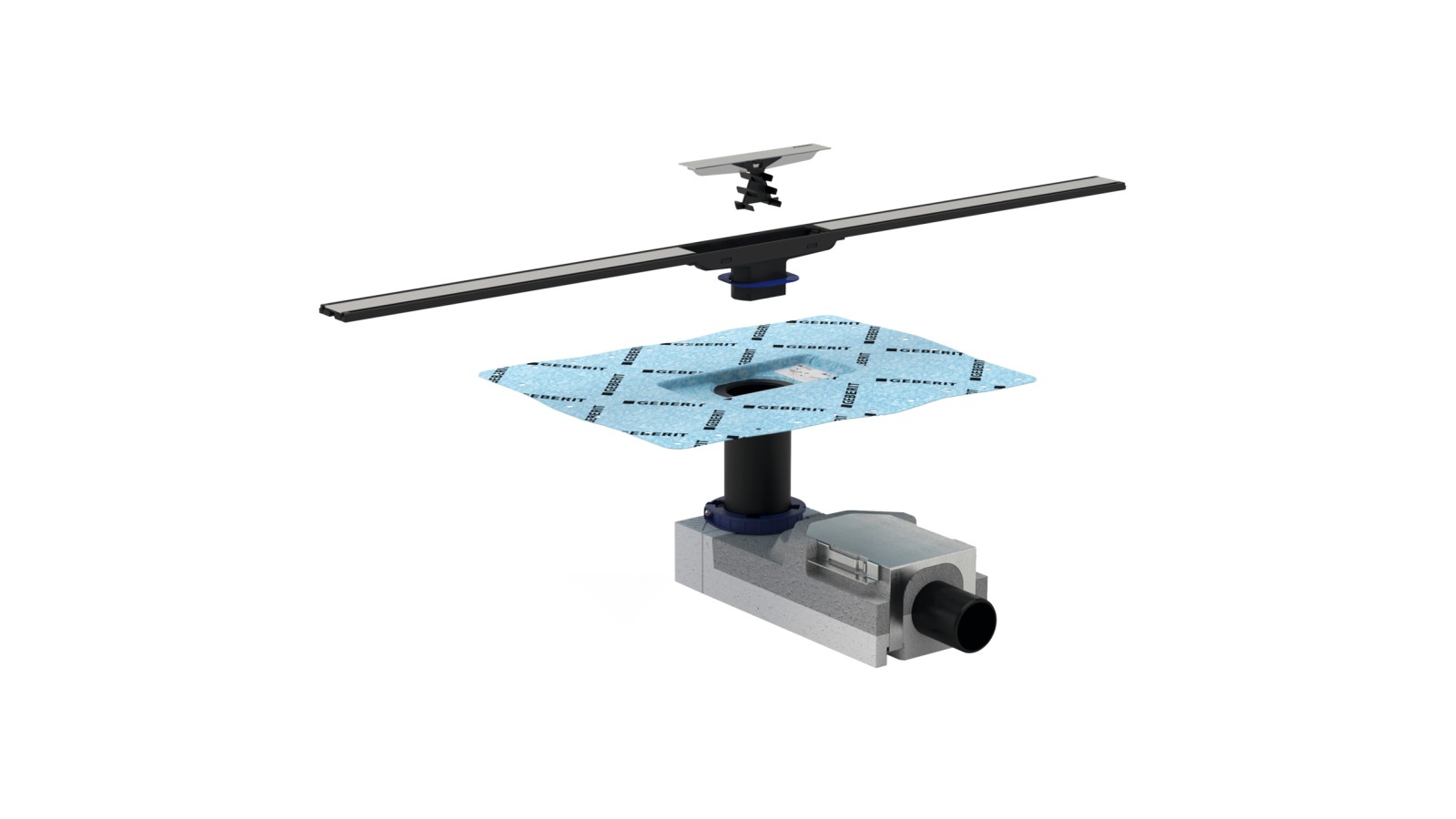 Installation set for Geberit CleanLine20