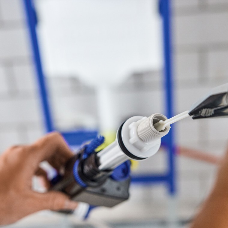 Geberit Type 323 fill valve: easy-to-change filter