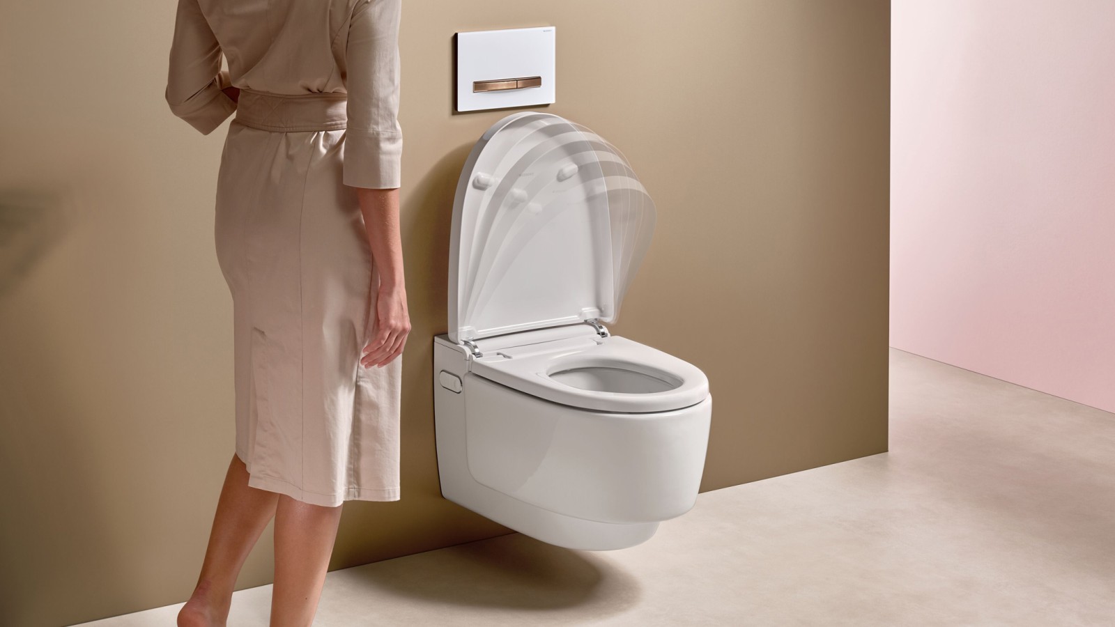 Geberit AquaClean Mera with automatic opener