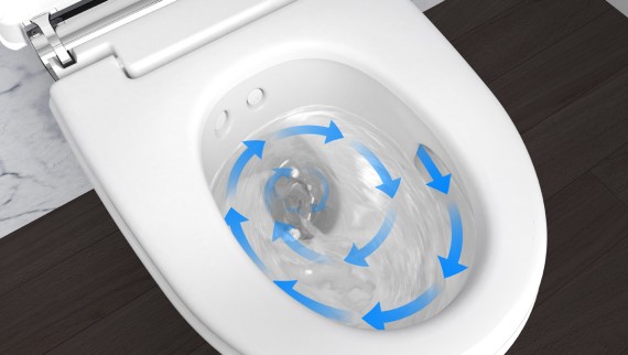 Geberit WC with TurboFlush Geberit WC with TurboFlush