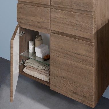 Geberit Renova Plan with open cabinet