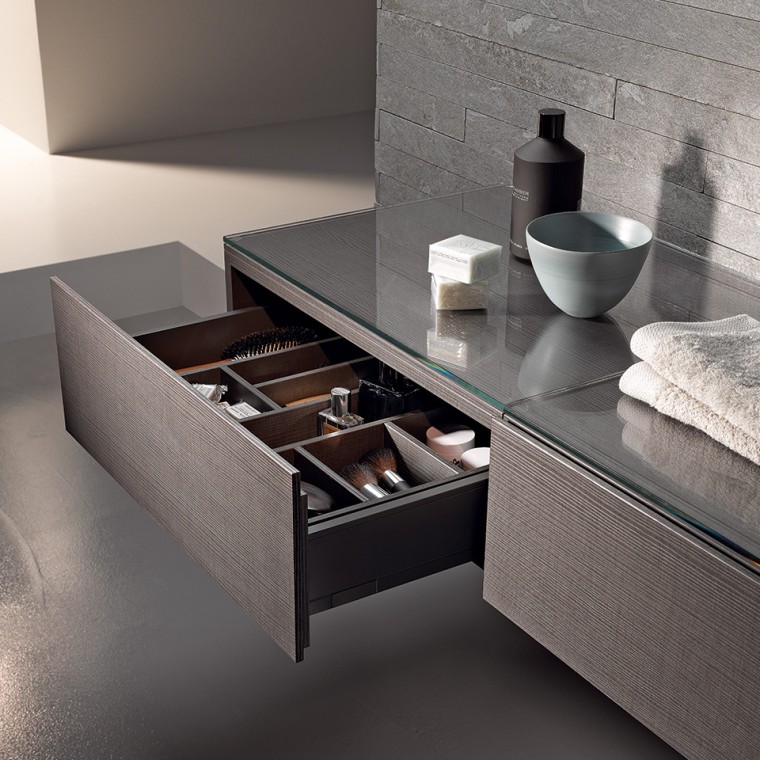 Geberit Xeno2 furniture with open drawer Geberit Xeno2 furniture with open drawer
