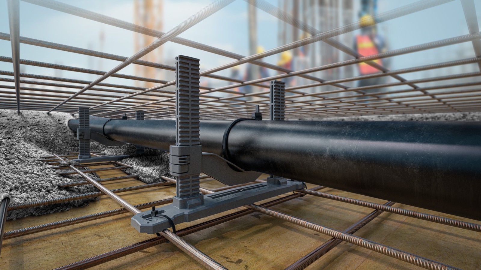 Geberit cast-in concrete bracket