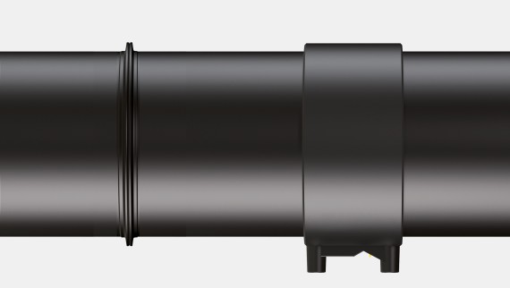 PE pipe for discharge pipes, roof drainage and other applications
