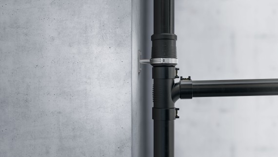 Geberit Silent-db20 for building drainage with high sound insulation requirements