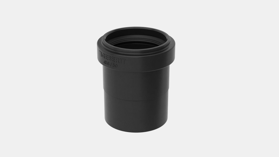 Geberit Silent-db20 connection ring seal socket, reduced, with lip seal