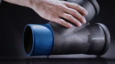 With Geberit Silent-Pro, the raised stop ring protects the sealing surface from scratches With Geberit Silent-Pro, the raised stop ring protects the sealing surface from scratches