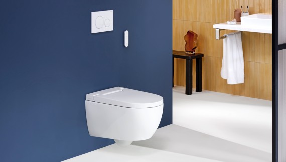 Geberit AquaClean Alba with Sigma20 remote control