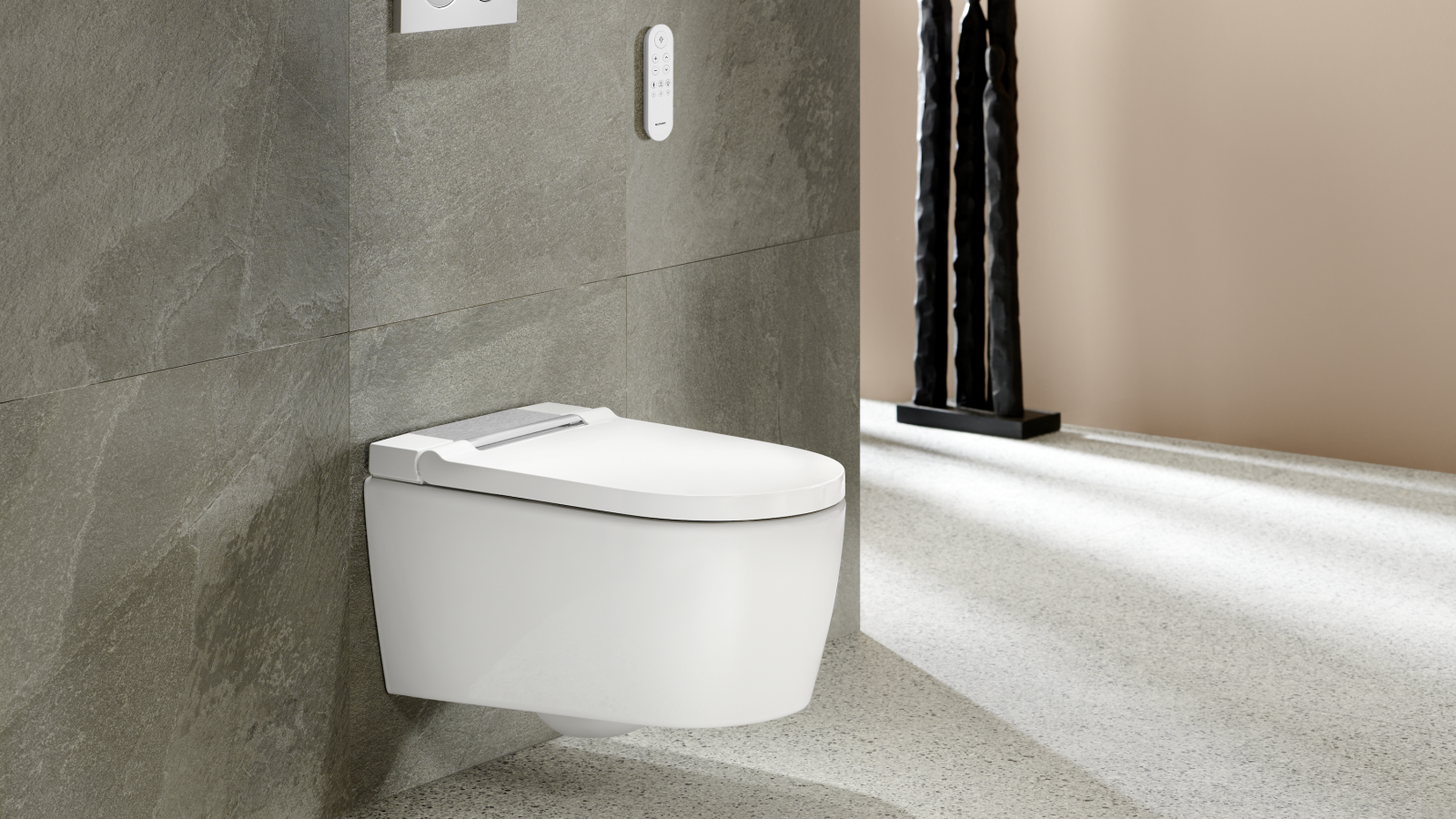 Geberit AquaClean Sela in white with Sigma20 remote control Geberit AquaClean Sela in white with Sigma20 remote control