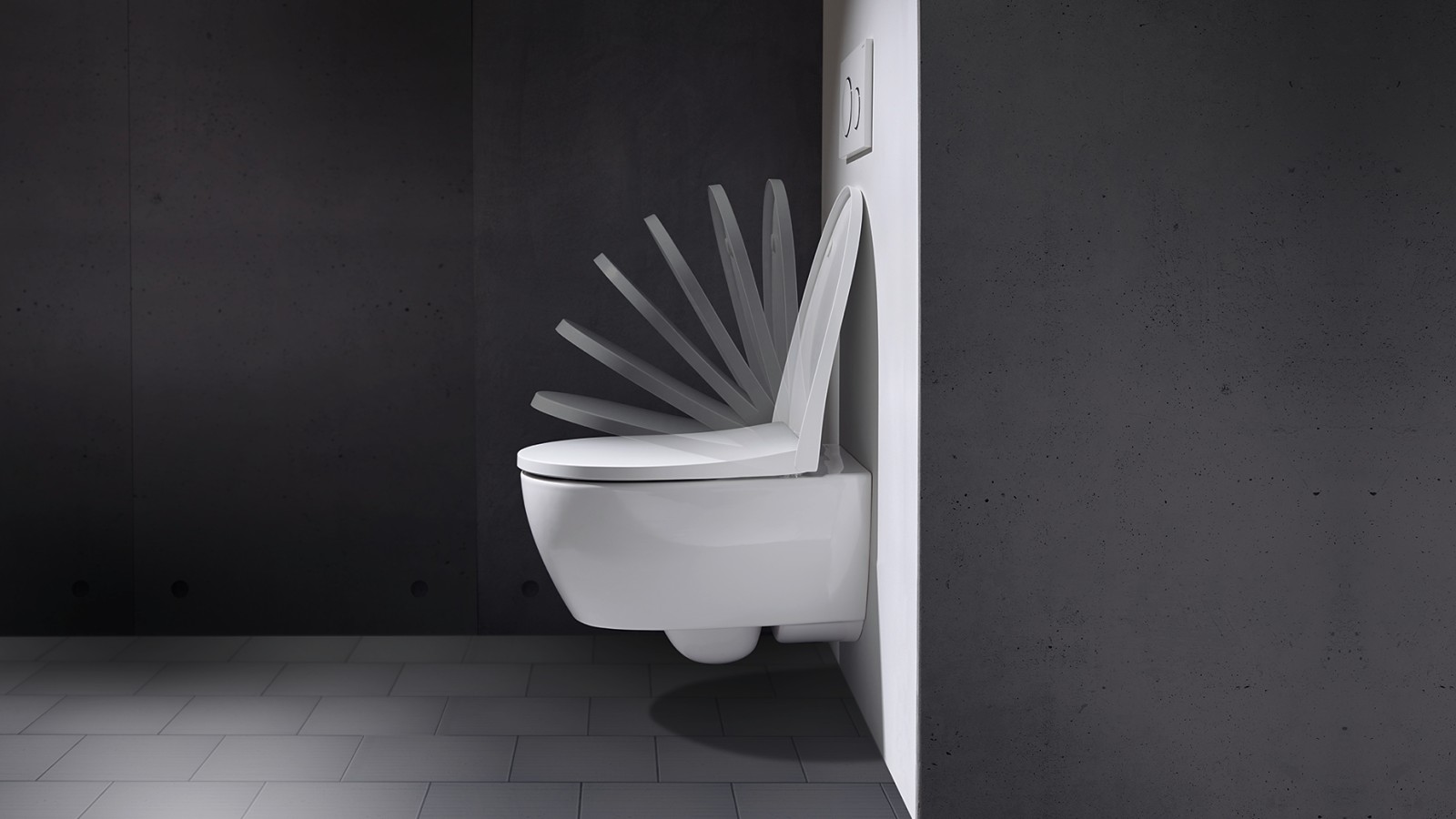 WC lid with SoftClosing