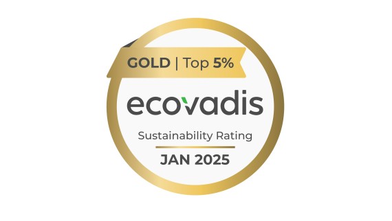 Gold medal from EcoVadis for Geberit's sustainability management (© Geberit) Gold medal from EcoVadis for Geberit's sustainability management (© Geberit)