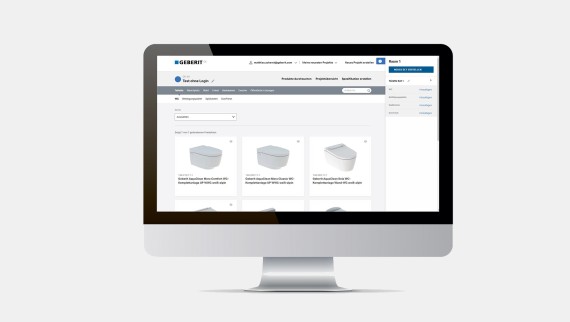 Geberit Specifier – tool overview Geberit Specifier – tool overview