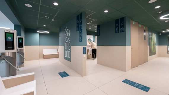 Typical design of a 2theloo toilet suite Typical design of a 2theloo toilet suite