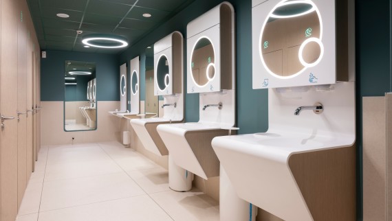 2theloo sanitary room in Evendorf, Germany