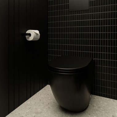 From innovative drainage systems to timeless materials – every detail tells a story of passion and precision. In the toilet, the actuator plate Sigma70 (© Alyne Media) From innovative drainage systems to timeless materials – every detail tells a story of passion and precision. In the toilet, the actuator plate Sigma70 (© Alyne Media)