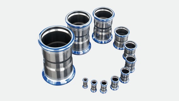 Dimensions of the Geberit Mapress Stainless Steel pressfittings