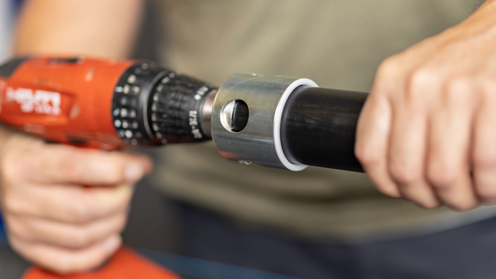 Geberit Mepla deburring and calibration attachment