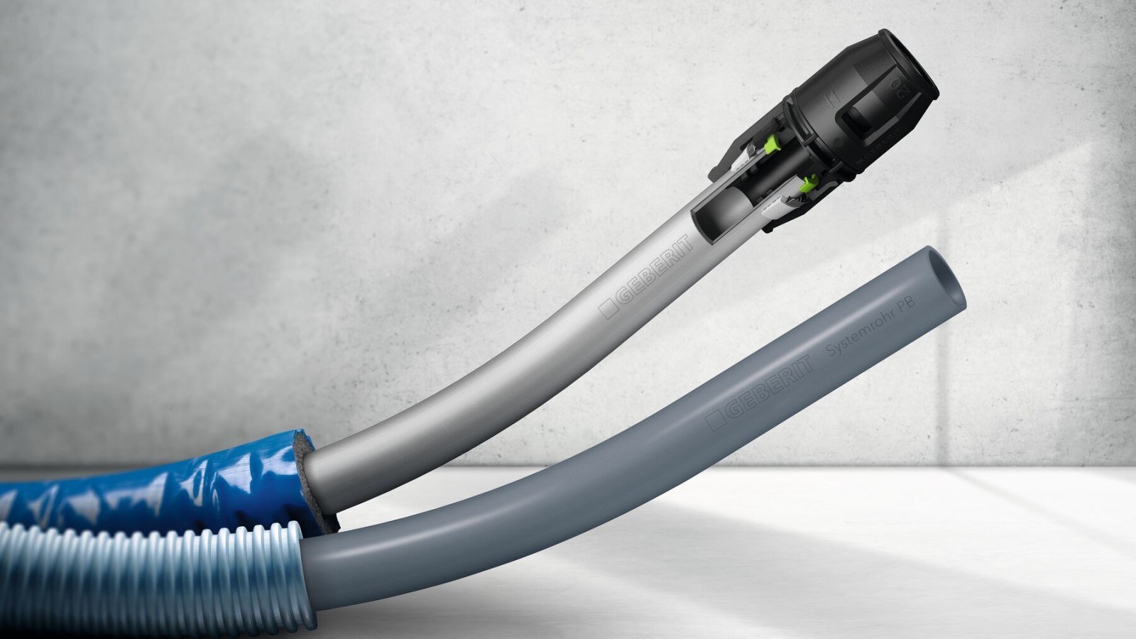 Geberit PushFit with system pipes ML and PB