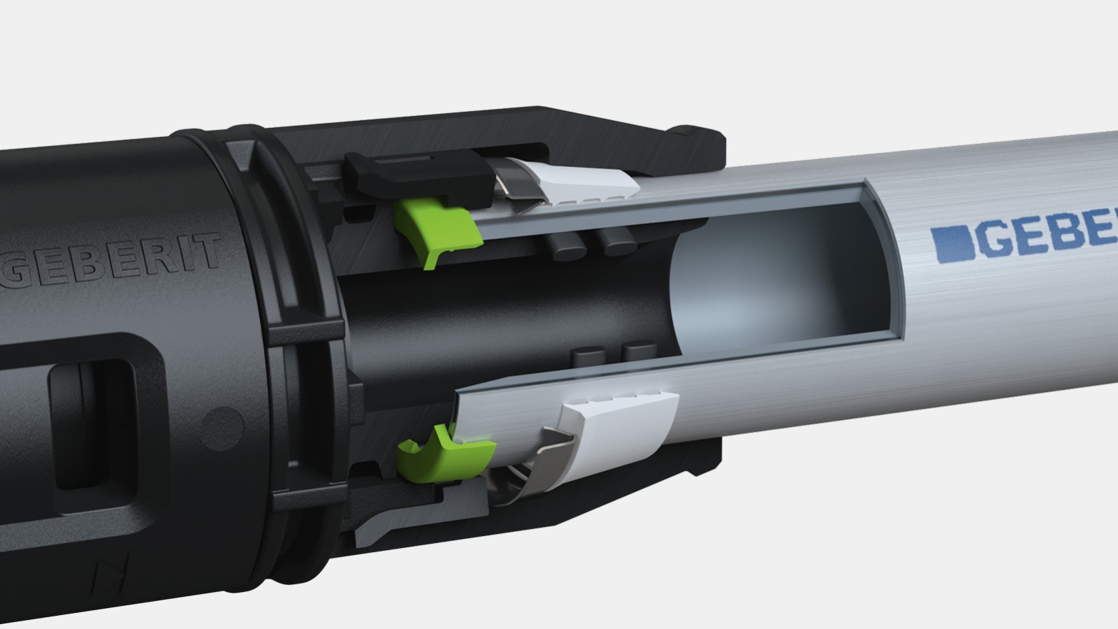 Geberit PushFit with two sealing rings