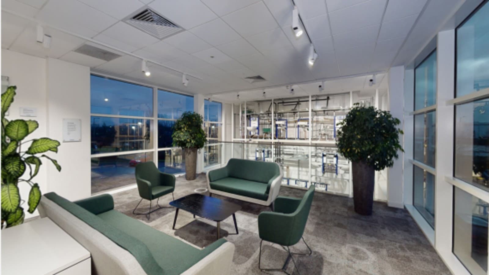 Seating area on the landing Seating area on the landing