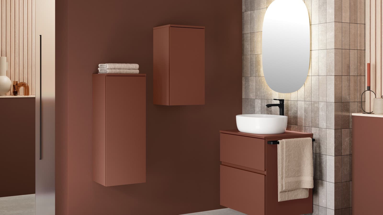 Geberit Aniara in Rusty Red Geberit Aniara in Rusty Red