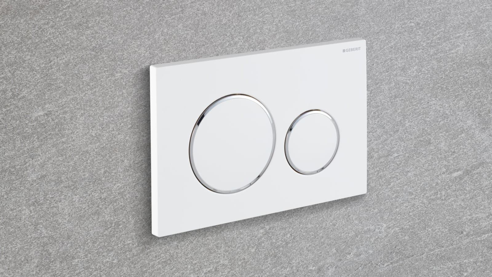 Geberit Sigma20 in white Geberit Sigma20 in white