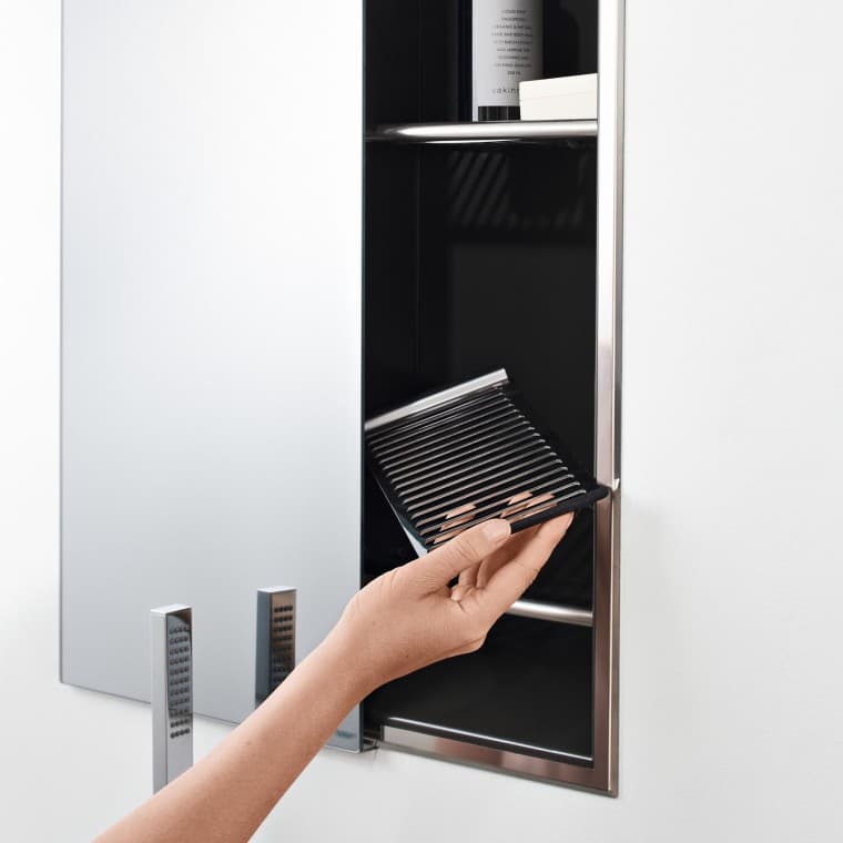 Niche storage box in umber grey Niche storage box in umber grey