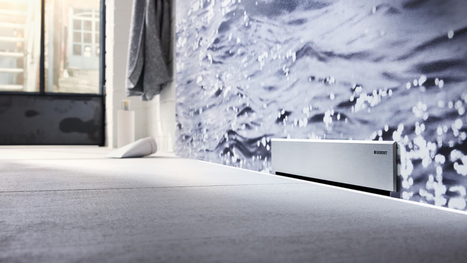 Geberit wall drain for floor-even showers Geberit wall drain for floor-even showers