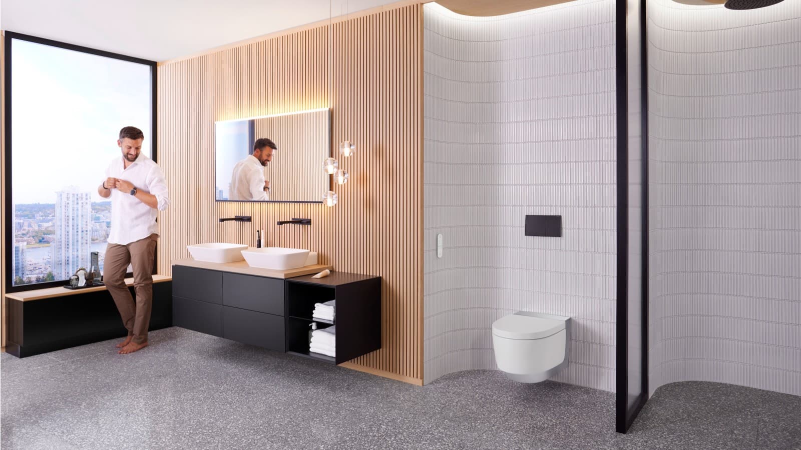 Geberit AquaClean Mera Comfort WC complete solution Geberit AquaClean Mera Comfort WC complete solution