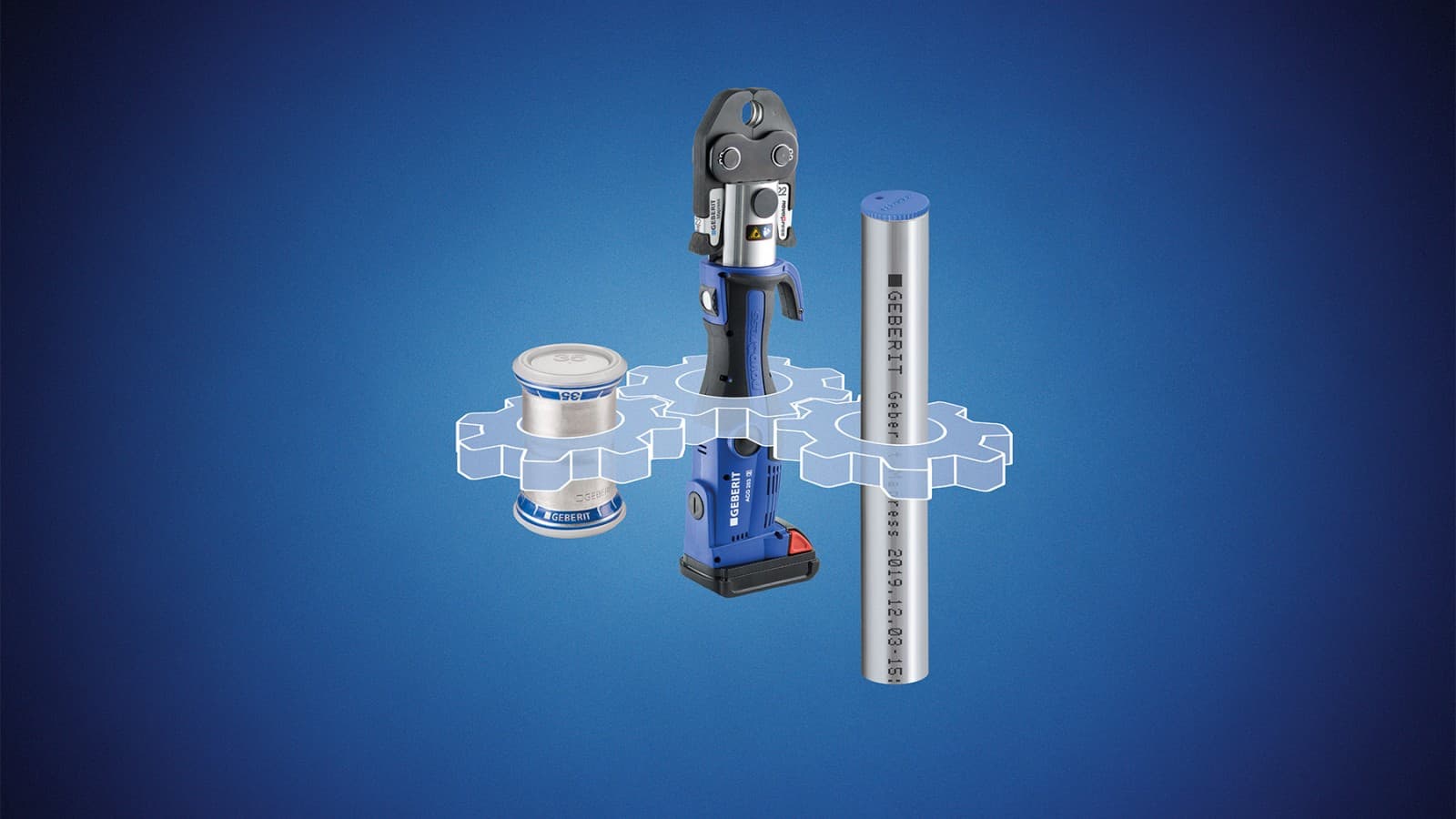 Secure pressing in the system with press fitting, system pipe and pressing tool Secure pressing in the system with press fitting, system pipe and pressing tool